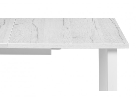 Стол раскладной Лота Лофт 120(160)х75х75 25 мм юта / матовый белый в Каменске-Уральском