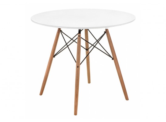 Стол Table 90х72 white / wood в Каменске-Уральском