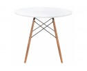 Стол Table 90х72 white / wood в Каменске-Уральском