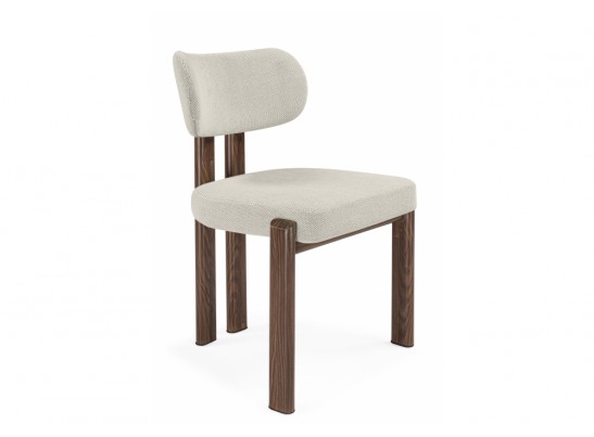 Стул на металлокаркасе Bandi бежевый / орех в Каменске-Уральском