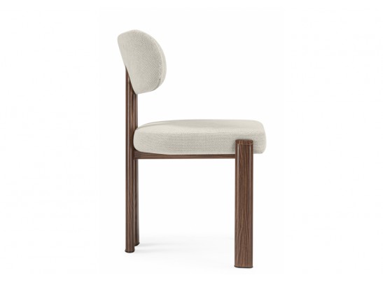 Стул на металлокаркасе Bandi бежевый / орех в Каменске-Уральском