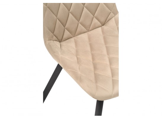 Стул на металлокаркасе Баодин К крутящийся бежевый / черный в Каменске-Уральском