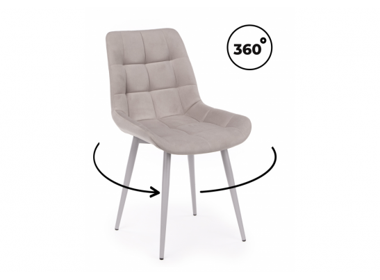 Стул на металлокаркасе Челси 360 К латте (zd 290) / серый в Каменске-Уральском