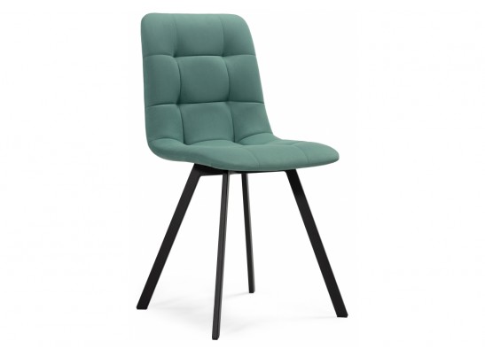 Стул на металлокаркасе Чилли бирюзовый / черный в Каменске-Уральском