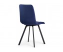 Стул на металлокаркасе Чилли черный / синий в Каменске-Уральском