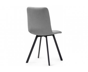 Стул на металлокаркасе Чилли черный / светло-серый