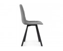 Стул на металлокаркасе Чилли светло-серый / черный в Каменске-Уральском