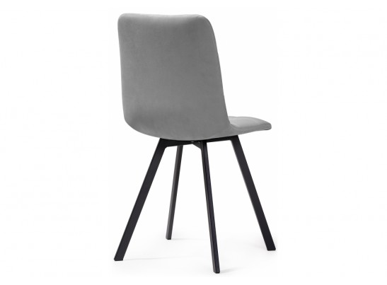 Стул на металлокаркасе Чилли светло-серый / черный в Каменске-Уральском