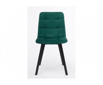 Стул на металлокаркасе Чилли зеленый / черный