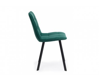 Стул на металлокаркасе Чилли зеленый / черный