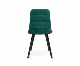 Стул на металлокаркасе Чилли зеленый / черный