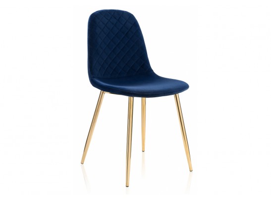 Стул на металлокаркасе Dabl dark blue в Каменске-Уральском