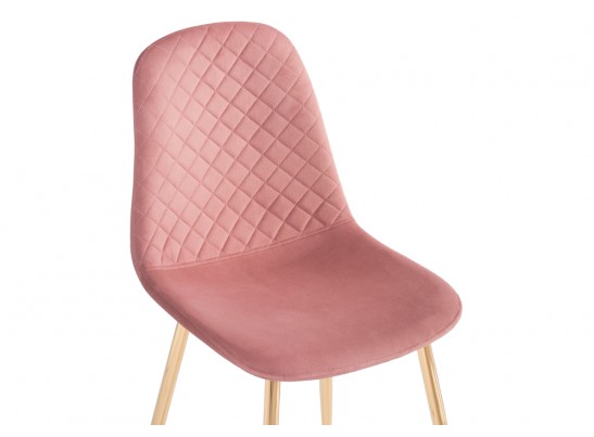 Стул на металлокаркасе Dabl pink / gold в Каменске-Уральском