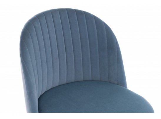 Стул на металлокаркасе Gabi blue / black в Каменске-Уральском