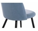 Стул на металлокаркасе Gabi blue / black в Каменске-Уральском