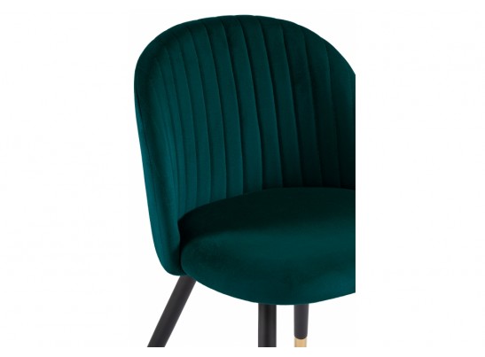 Стул на металлокаркасе Gabi green / black в Каменске-Уральском