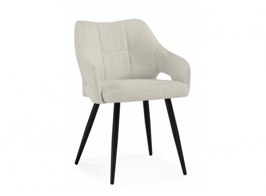Стул на металлокаркасе Hera beige / black в Каменске-Уральском