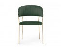 Стул на металлокаркасе Kamelia dark green / gold в Каменске-Уральском