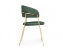 Стул на металлокаркасе Kamelia dark green / gold в Каменске-Уральском