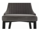 Стул на металлокаркасе Kora dark gray / black в Каменске-Уральском