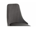 Стул на металлокаркасе Kora dark gray / black в Каменске-Уральском