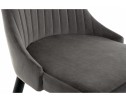 Стул на металлокаркасе Kora dark gray / black в Каменске-Уральском