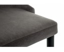 Стул на металлокаркасе Kora dark gray / black в Каменске-Уральском
