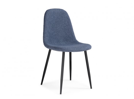 Стул на металлокаркасе Lilu dark blue / black в Каменске-Уральском