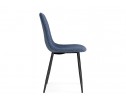 Стул на металлокаркасе Lilu dark blue / black в Каменске-Уральском