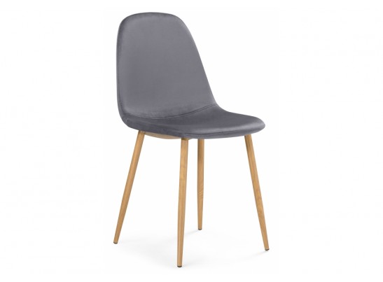 Стул на металлокаркасе Lilu dark grey / wood в Каменске-Уральском