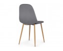 Стул на металлокаркасе Lilu dark grey / wood в Каменске-Уральском