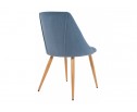Стул на металлокаркасе Morgan blue / wood в Каменске-Уральском