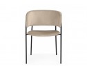 Стул на металлокаркасе Осло темно-бежевый (H-07) / черный в Каменске-Уральском