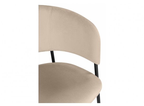 Стул на металлокаркасе Осло темно-бежевый (H-07) / черный в Каменске-Уральском