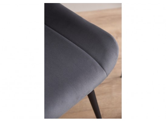 Стул на металлокаркасе Седа темно-серый (zd 995) / черный в Каменске-Уральском