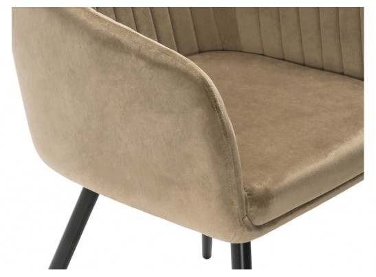 Стул на металлокаркасе Slam dark beige в Каменске-Уральском