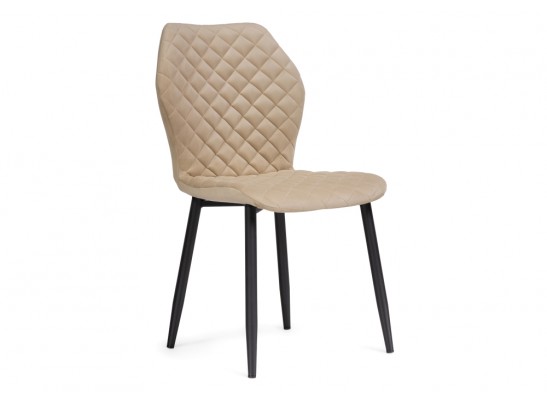 Стул на металлокаркасе Софи бежевый / черный в Каменске-Уральском