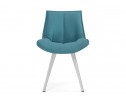 Стул на металлокаркасе Тува бирюзовый / белый в Каменске-Уральском