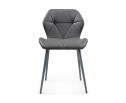 Стул на металлокаркасе Вальд экокожа серый / серый глянец в Каменске-Уральском