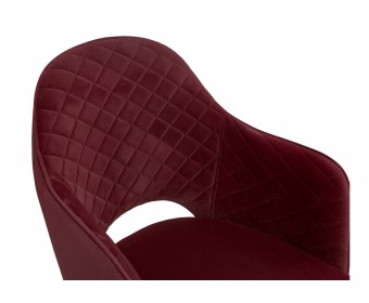 Стул на металлокаркасе Vener wine red