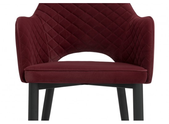 Стул на металлокаркасе Vener wine red в Каменске-Уральском