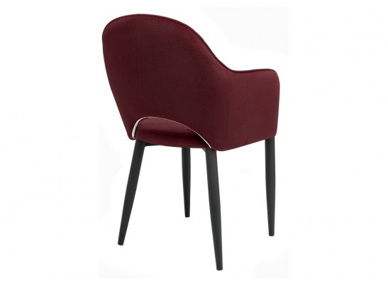 Стул на металлокаркасе Vener wine red в Каменске-Уральском