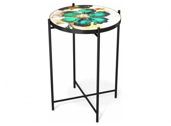 Журнальный столик SHT-CT8-3 малахитово-зеленый / черный муар в Каменске-Уральском
