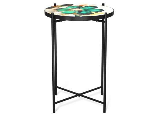 Журнальный столик SHT-CT8-3 малахитово-зеленый / черный муар в Каменске-Уральском
