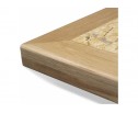 Журнальный столик SHT-TU29/H36/70/70 ДУБ/OSB прозрачный лак / чёрный муар в Каменске-Уральском