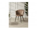 Стул на металлокаркасе Coral сappuccino / black
