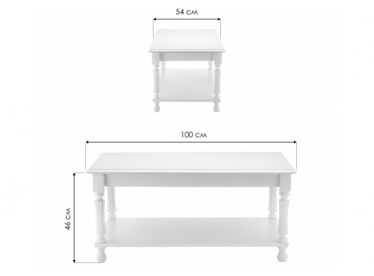 Журнальный стол Vivat white в Каменске-Уральском