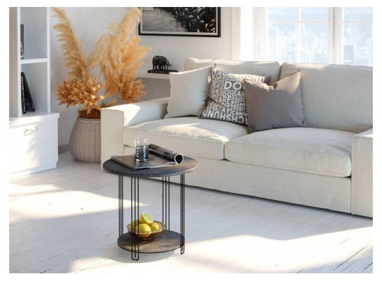 Кофейный столик SHT-CT32 мокрый асфальт / черный муар в Каменске-Уральском