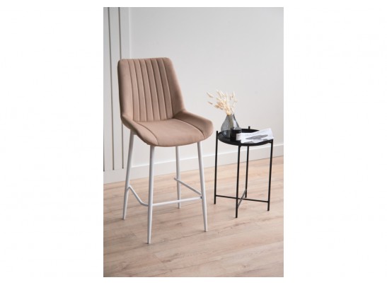 Полубарный стул Седа 360 бежевый (zd 210) / белый в Каменске-Уральском