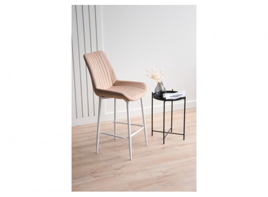 Полубарный стул Седа 360 бежевый (zd 210) / белый в Каменске-Уральском